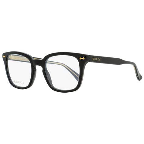 gucci 0184o|Gucci Rectangular Eyeglasses GG0184O 001 Black .